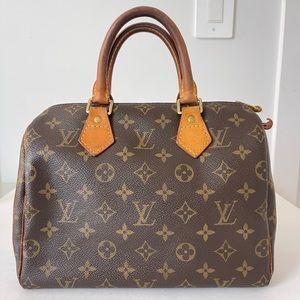 LOUIS VUITTON VINTAGE SPEEDY MONOGRAM 25